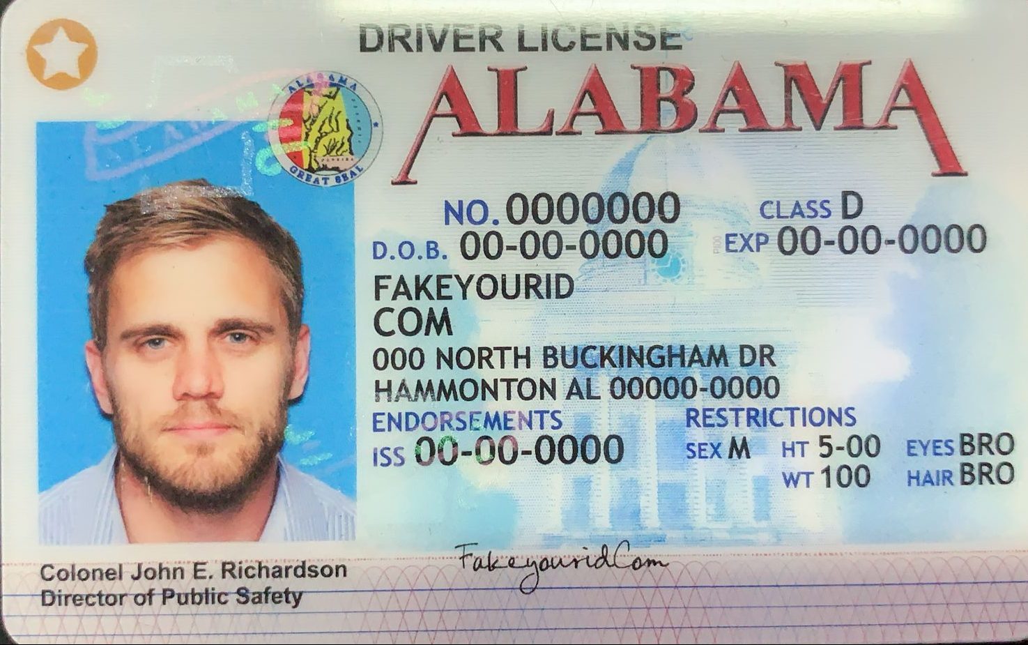 ALABAMA DRIVERS LICENSE