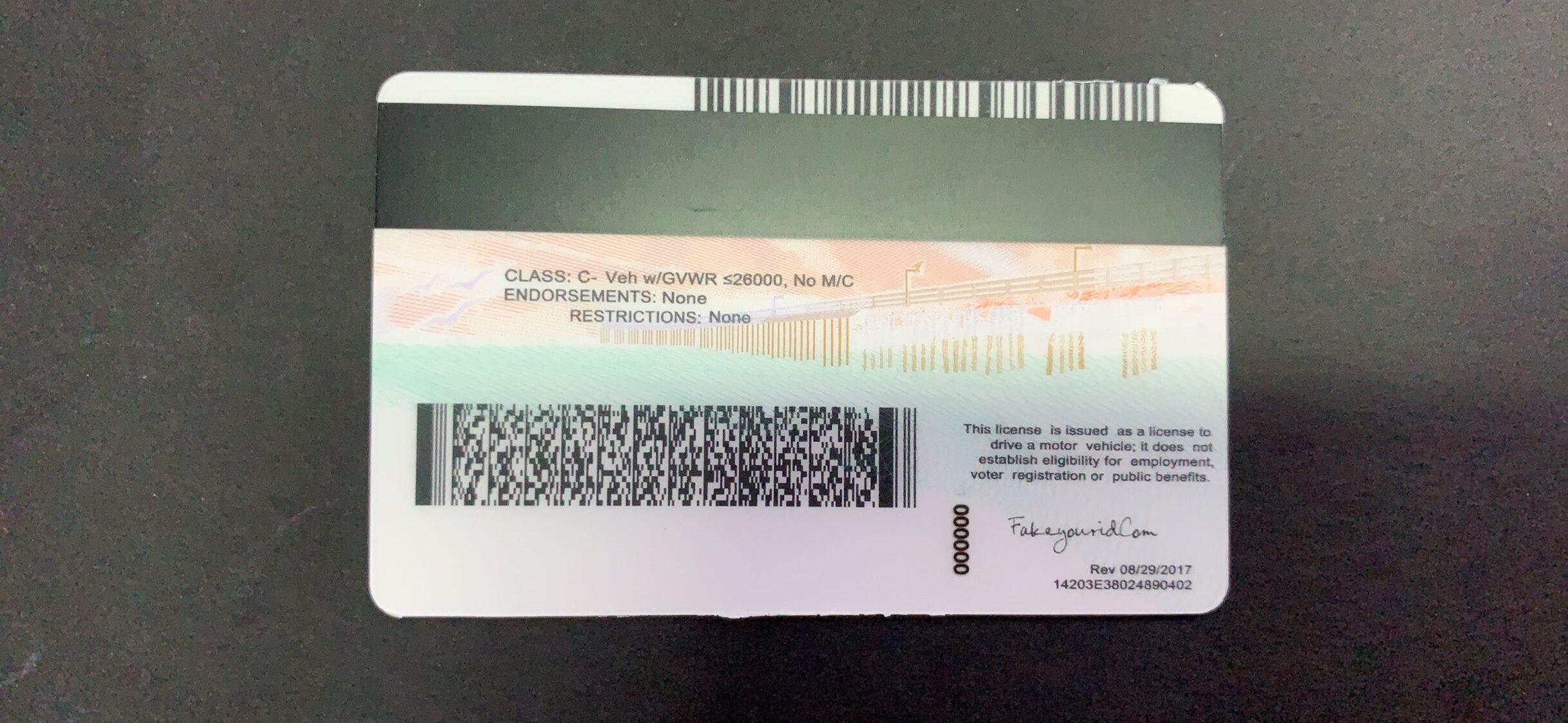 California Driver's License - Image 3
