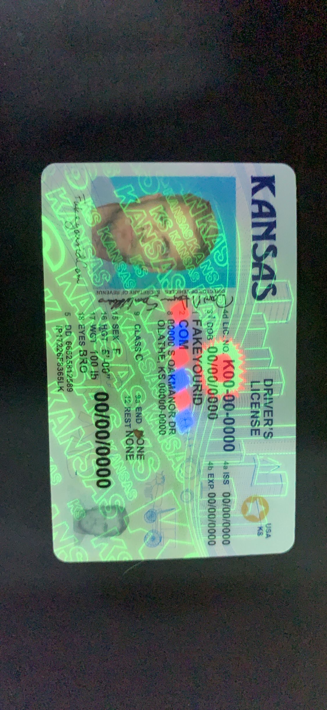 Kansas Fake ID - Image 3